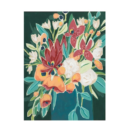 June Erica Vess 'Blissful Bouquet II' Canvas Art, 35x47